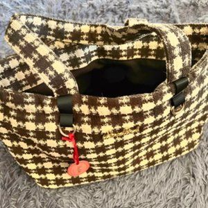 Luxe Dog Carrier by Wooflink in Chocolate